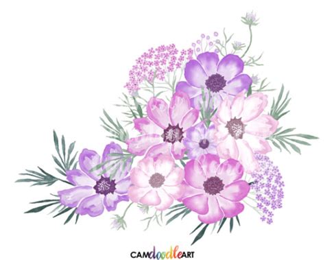 Flower Clipart Png Purple And Other Clipart Images On Cliparts Pub