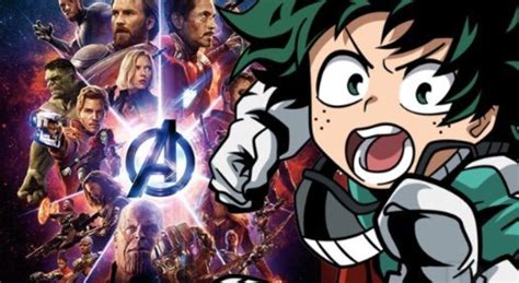 My Hero Academia And Avengers Infinity War Reveal