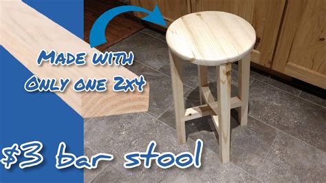 Making A 3 Bar Stool From A 2x4 Woodworking Diy T Ideas Youtube