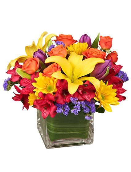 Sun Infused Flowers Summer Arrangement Just Because Flower Shop Network