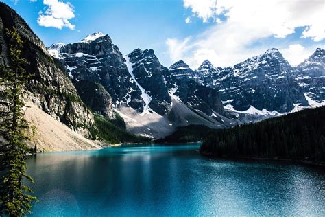 Moraine Lake Mountain Free Photo On Pixabay