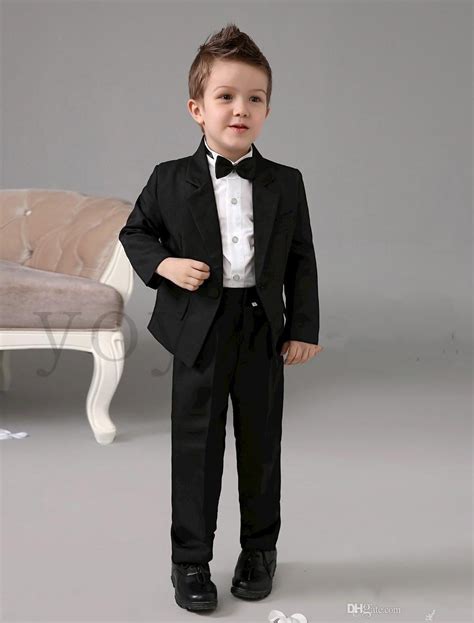 Wedding Outfit For Boys Kids Black