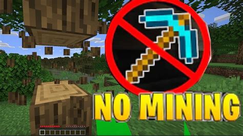 How To Beat Minecraft Without Mining Youtube