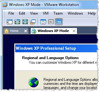 Using Free Windows Xp Mode As A Vmware Virtual Machine