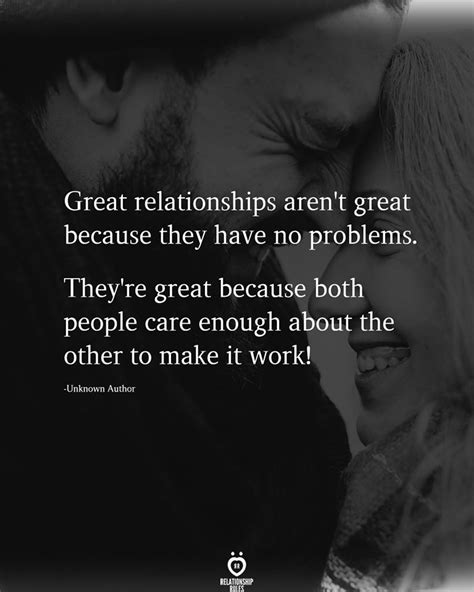 Great Relationships Arent Great Because They Have No Problems Happy
