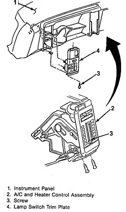Wiring diagram instrument cluster pin hook up : How do i remove the heater core on my 1993 gmc sonoma
