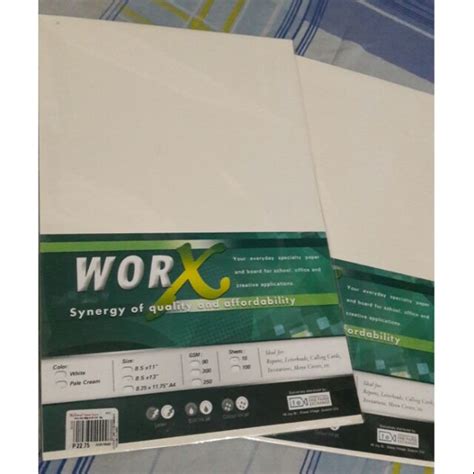 Worx Specialty Paper And Board Shopee Philippines