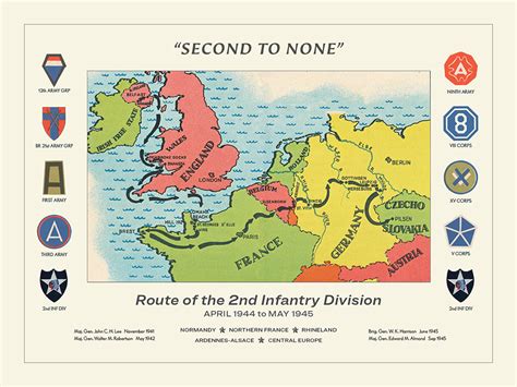 2nd Infantry Division Campaign Map Historyshots Infoart
