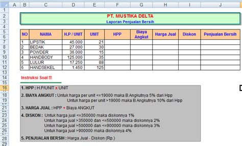 Latihan matematika turunan (soal dan pembahasan). Tugas Spreadsheet untuk Siswa SMK Kelas X Akuntansi ...