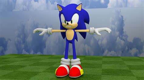 Sonic Blender 3d Model Made By Me Update Rsonicthehedgehog