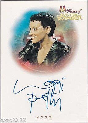 STAR TREK WOMEN OF VOYAGER A15 LORI PETTY NOSS GRAVITY AUTOGRAPH EBay