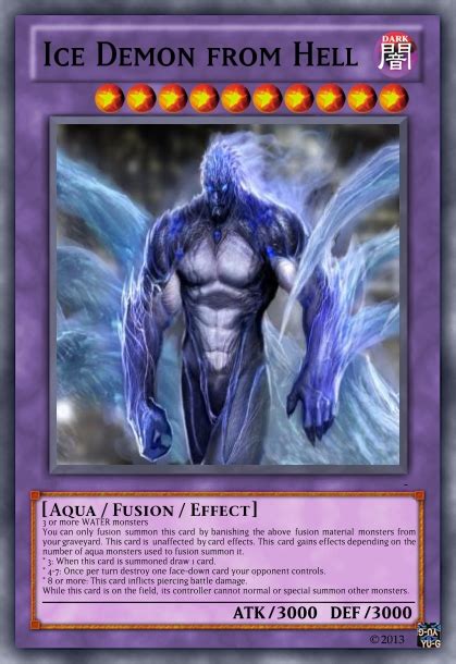 A Really Cool Fusion Monster O O Advanced Card Design Yugioh Card