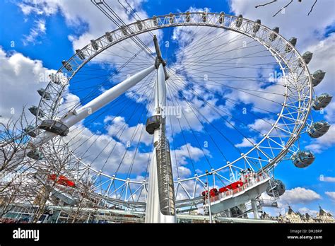The London Eye Is A Giant Ferris Wheel Situated On The Banks Of The