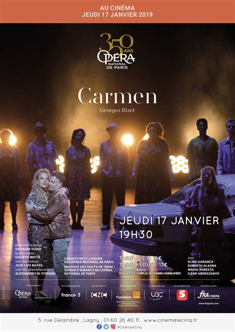 Ciné Opéra Carmen En Direct De Lopéra De Paris