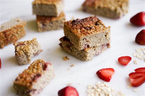 Baked Oatmeal Breakfast Bars Recipe Fueled With Food
