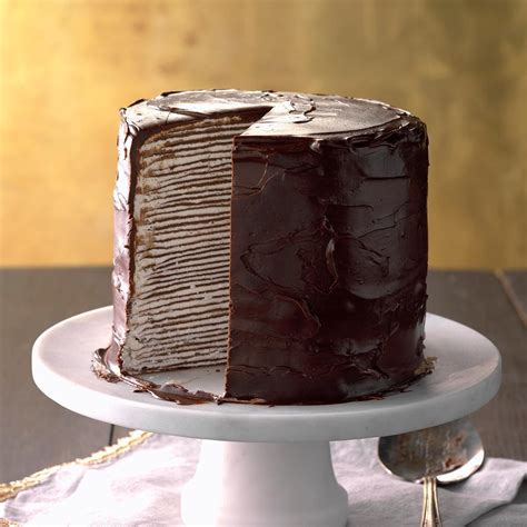 Decadent Chocolate Crepe Cake Recipe How To Make It