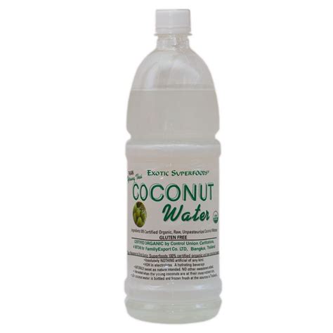 Organic Raw Frozen Young Thai Coconut Water 33 Liter Bags Wspout In