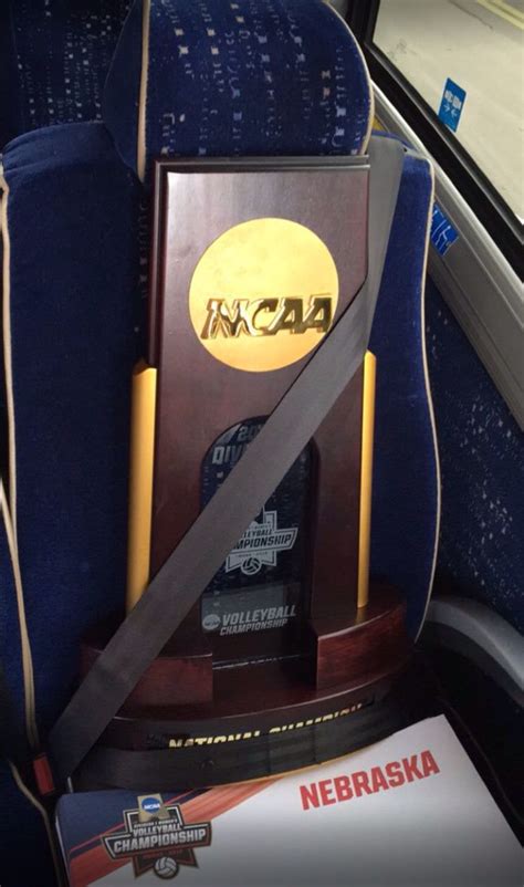 National Champion Volleyball Trophy headed to Lincoln. Whoo Hoo Huskers