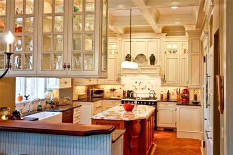 While painting a few cabinets at a time sounds like a simpler process, you'll find it a lot more disruptive in your daily life. kitchen cabinets with glass doors on both sides - Google Search | Kitchen cabinets pictures ...