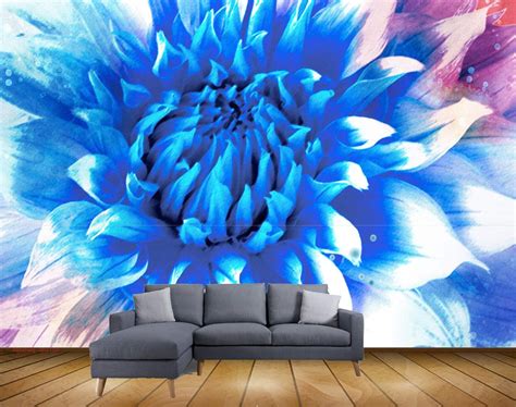 Beibehang Exclusive Brz1120 Beautiful Aesthetic Flowers Hd 3d Wallpaper