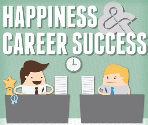Happiness And Career Success Infographic