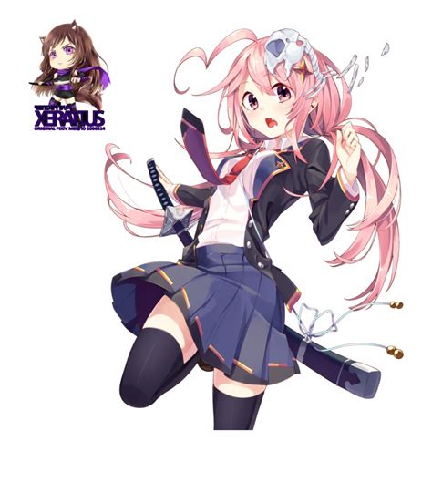 Manga Girl Anime Girls Anime School Girl Art And Anime Girl Sword Render Transparent Png