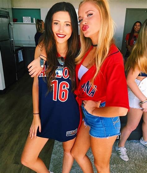 University Of Arizona Jersey Party Jersey Party Outfit College College Sorority
