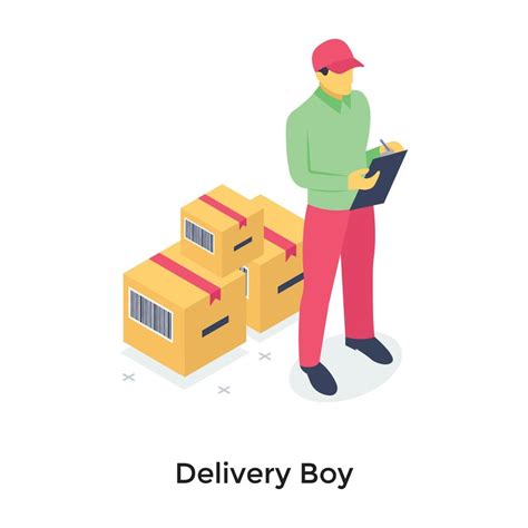 Delivery Boy Concepts 5134518 Vector Art At Vecteezy