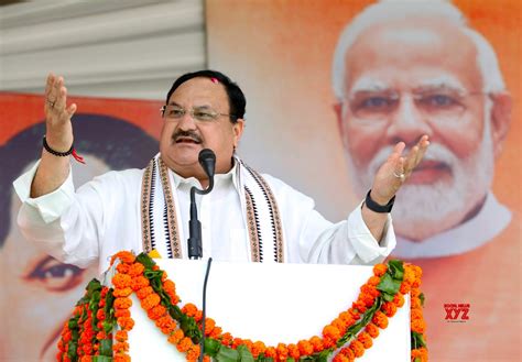 kangra bjp national president j p nadda addresses a public meeting in kangra district gallery