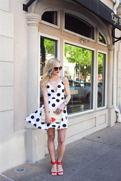 black and white polka dot dress vandi fair