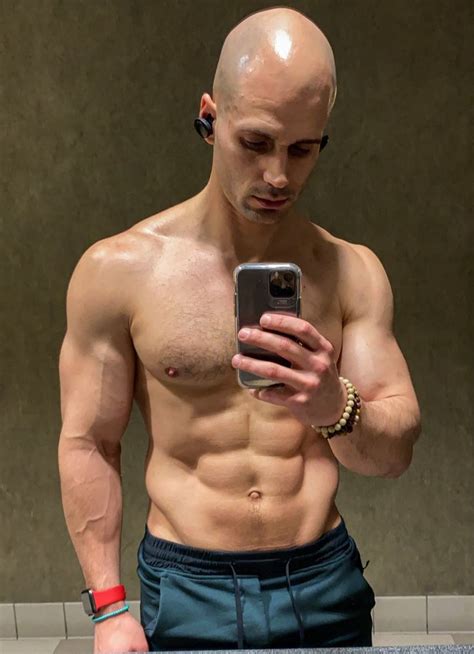 Todd Sanfield In Fitness Model Doctor Of Pharmacy Statue