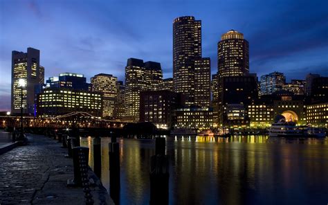 Boston Skyline Wallpapers Download Free Pixelstalknet