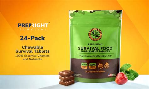 Prep Right Survival Food Tabs Review