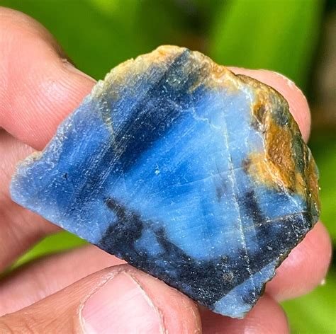 Blue Sapphire Raw Natural Sapphire Rough Untreated Stone Etsy