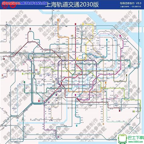 新版上海地铁全图上海地铁规划终极版2021年上海地铁线路图第2页大山谷图库