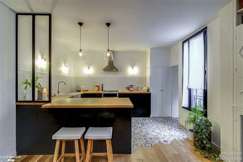 Rénovation d'un rez-de-chaussée avec cuisine ouverte sur le séjour