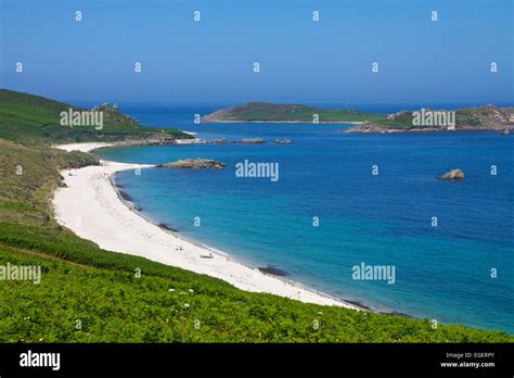 St Martins Isles Of Scilly White Beaches And Azure Sea Stock Photo Alamy