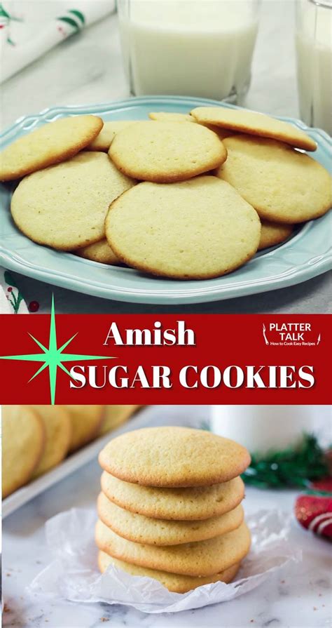 old fashioned amish sugar cookies [video] oatmeal cookies chewy amish sugar cookies cookie