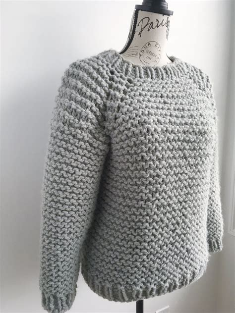 Knitting The My Beginner Raglan — Knitatude Chunky Knit Sweater