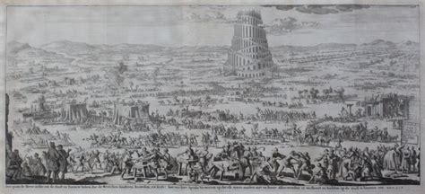 Jan Luyken 1649 1712 De Toren Van Babel In Aanbouw Ca 1690 Catawiki