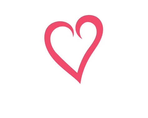 Love Heart Logo And Template 596890 Vector Art At Vecteezy