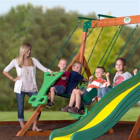 Up To 30 Off Kidkraft And Backyard Discovery Wooden Swing Sets At