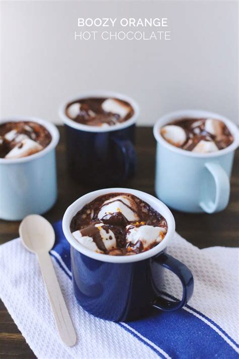 Boozy Orange Hot Chocolate The Sweetest Occasion