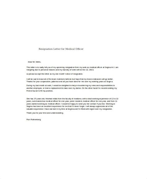 Resignation Letter Template For Health Reasons Ten Advice That You Must