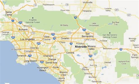 Map Of Cities In Riverside County California Map Of Usa District