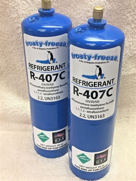 R407c R 407c R 407 R22 Alternate Refrigerant 2 28 Oz Cans