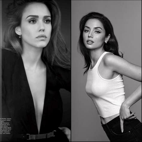 Hottest Celebs On Twitter Rt Elsafanpage Jessica Alba Vs Ana De Armas Who Is Your Pick