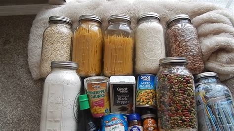 Prepper Food Storage Inventory Restart Basic Food Stockpile