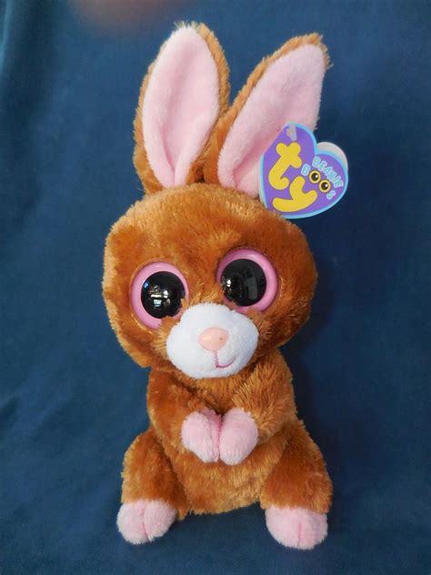 Ty Beanie Boos Hopson The Bunny Rabbit Older Version Without Sparkle Eyes Nwt Beanie Boos
