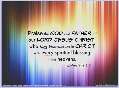 And that not of yourselves: Ephesians Chapter 1